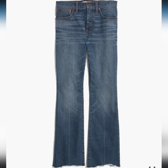 Madewell Denim - Madwell Cali Demi Boot Deconstructed Hem Jeans